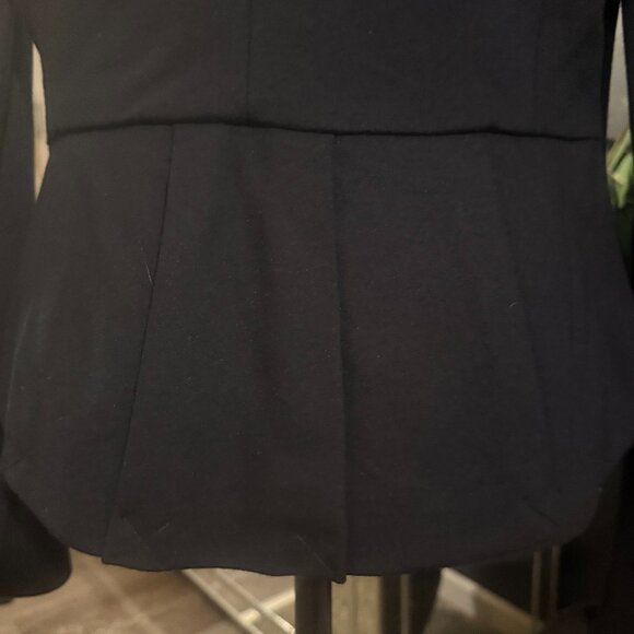 WILLI SMITH BLACK CROPPED TUXEDO BLAZER - Picture 3 of 8